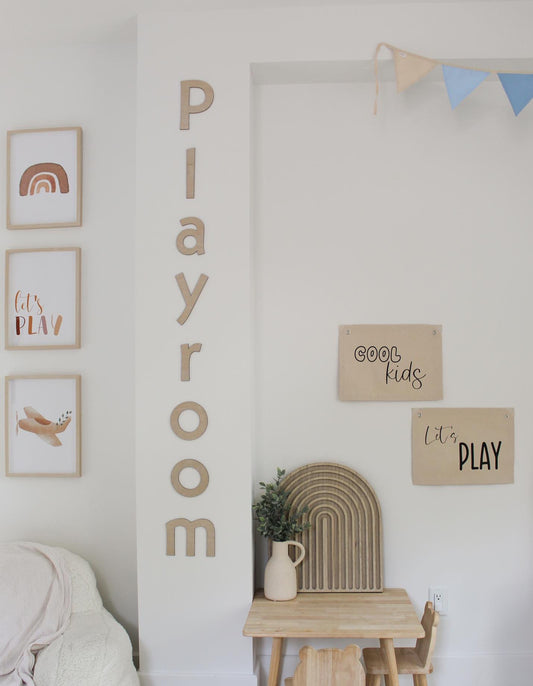 NOM EN BOIS PERSONNALISÉ - Lettres individuelles