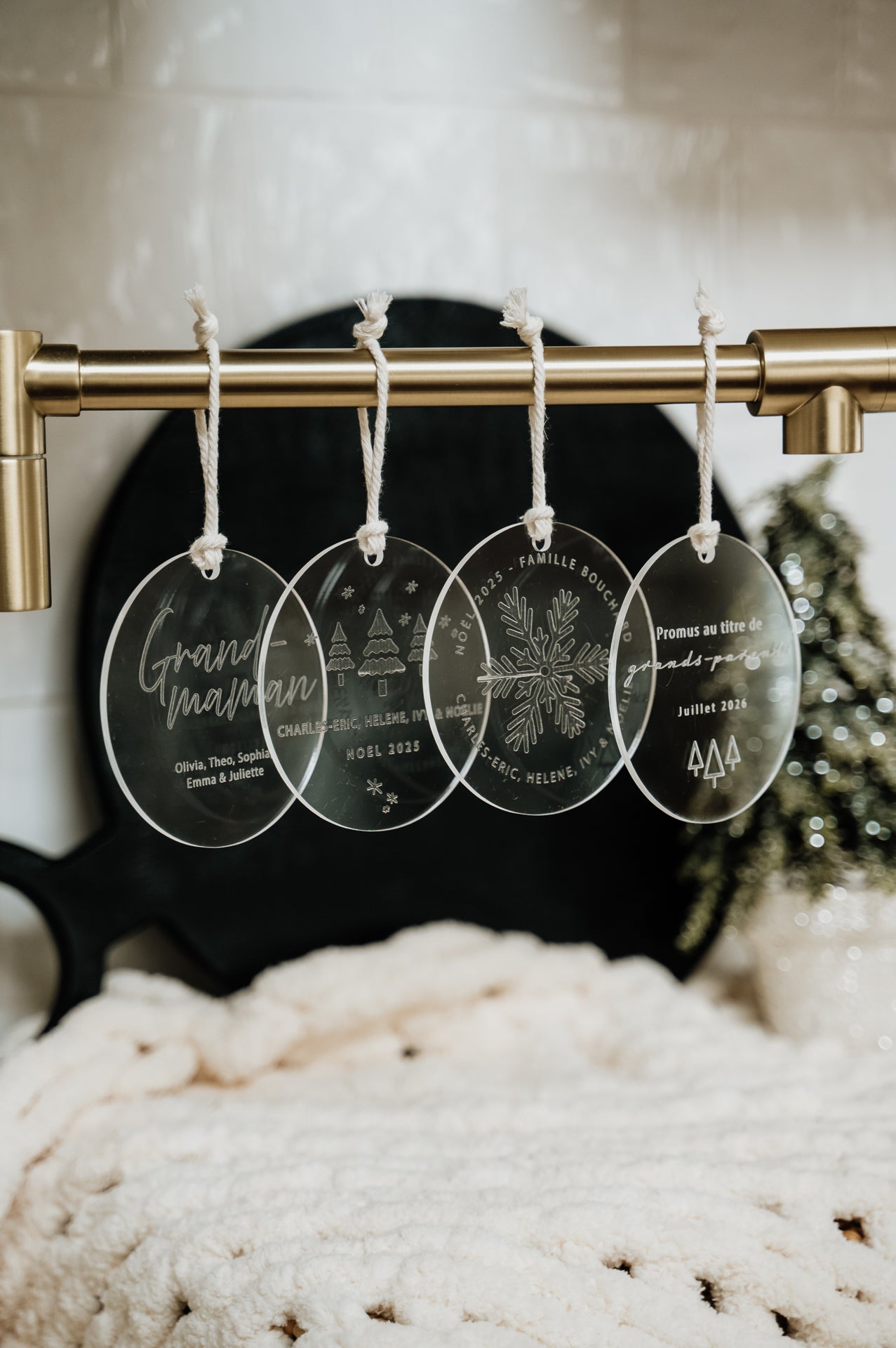 BOULE DE NOËL Personnalisée - GRAVURE