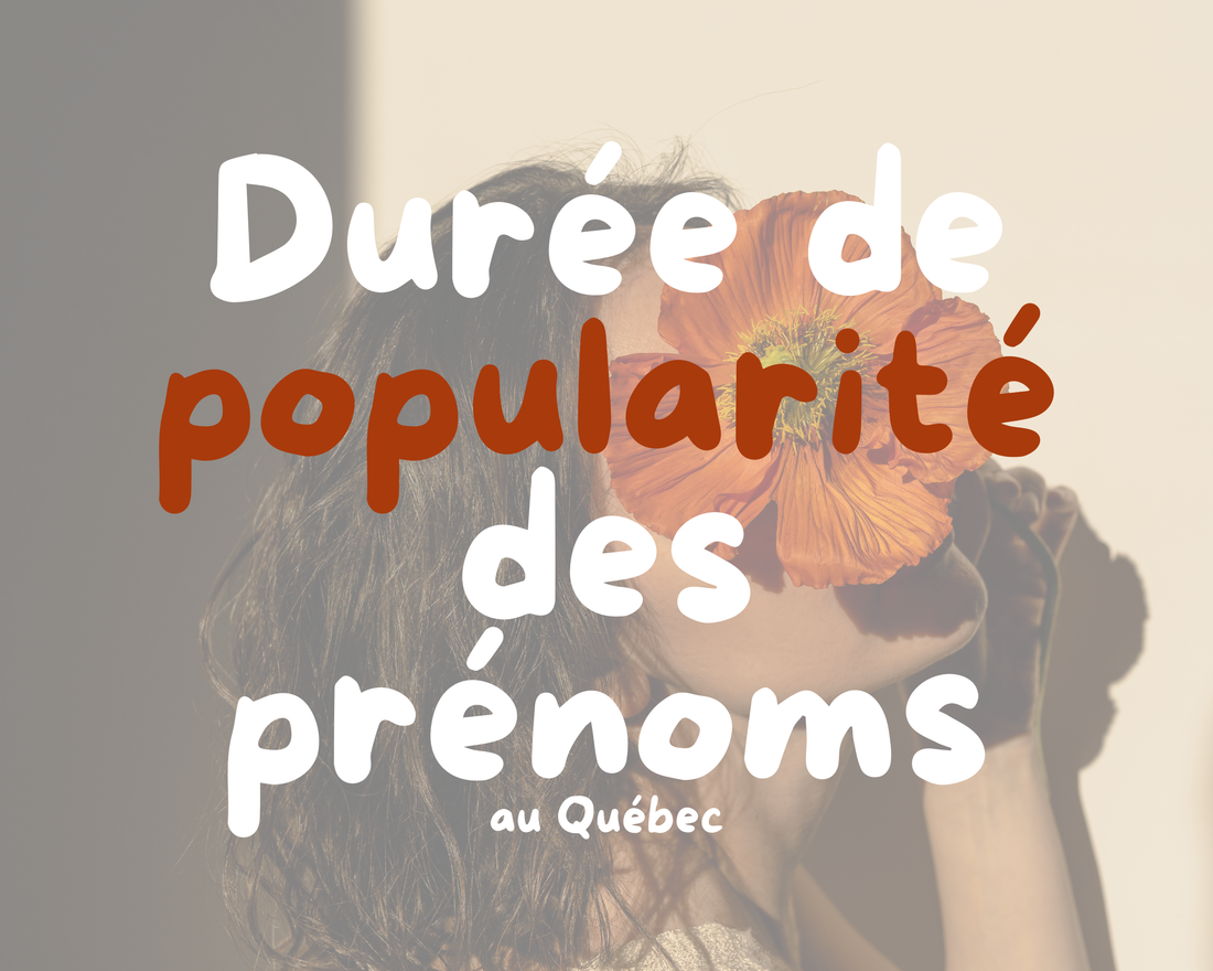 Combien de temps les prénoms restent dans le  top 10  au Québec ?