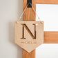 FANION EN BOIS PERSONNALISÉ - Lettre initiale