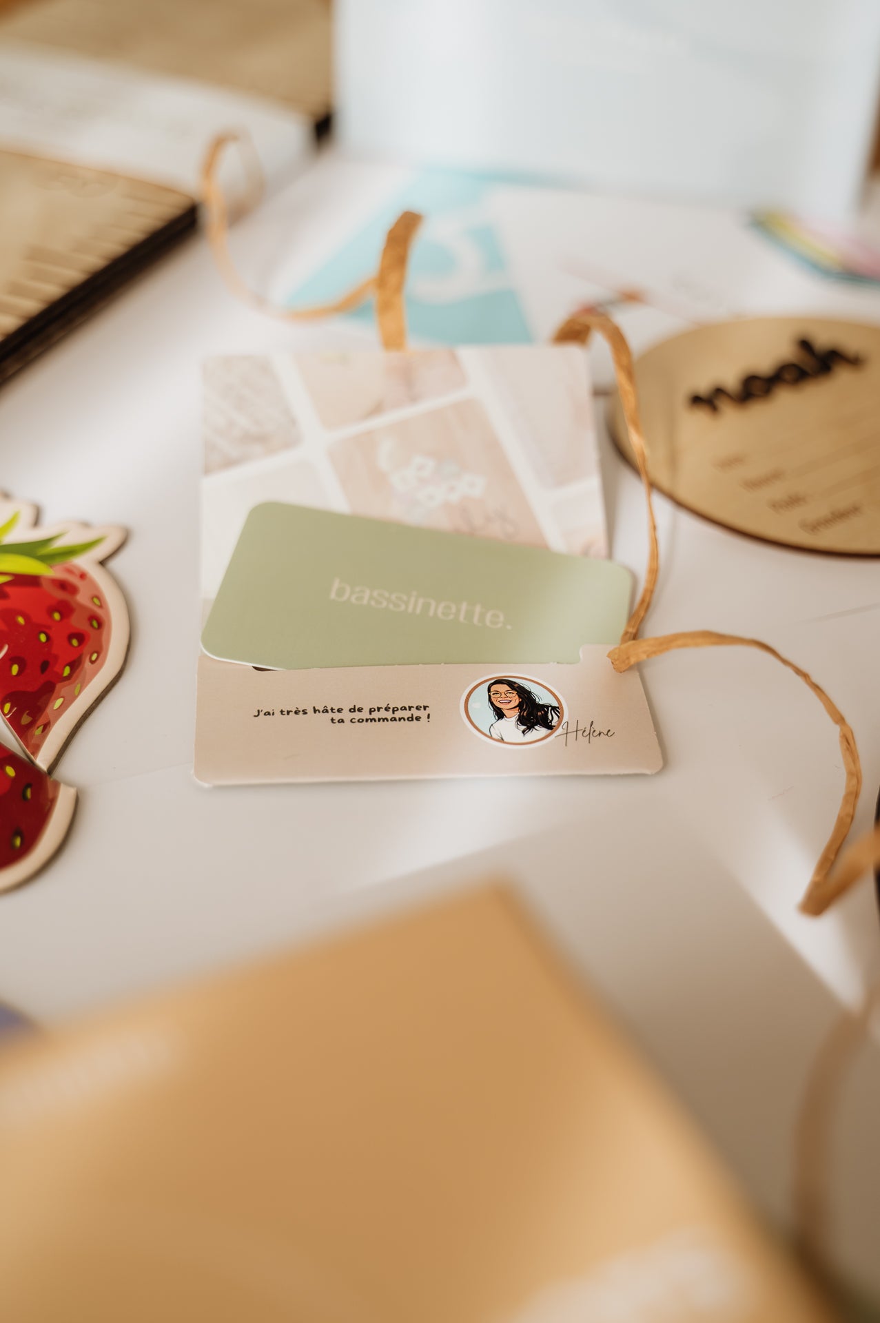 Carte-cadeau bassinette.