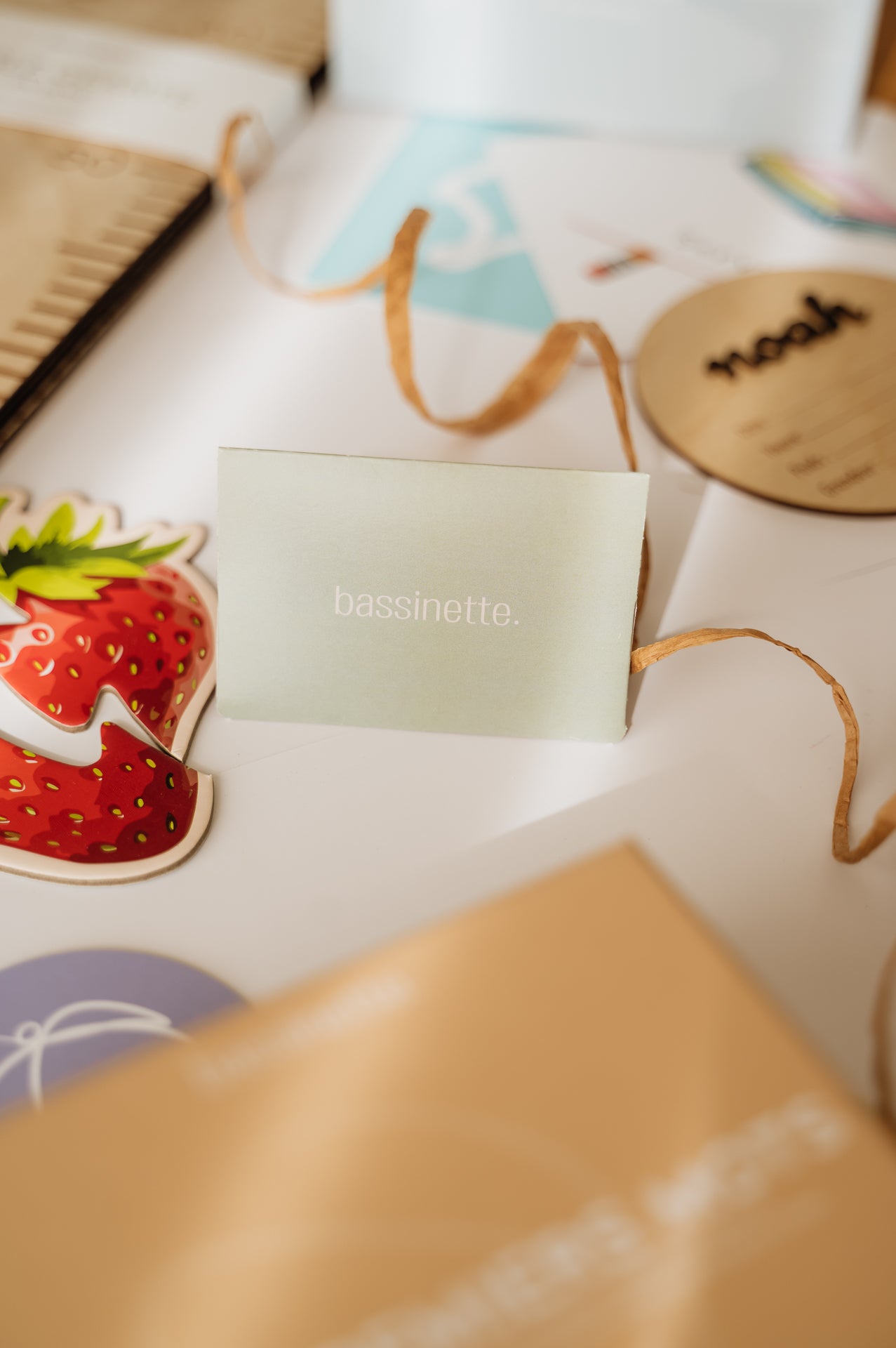 Carte-cadeau bassinette.