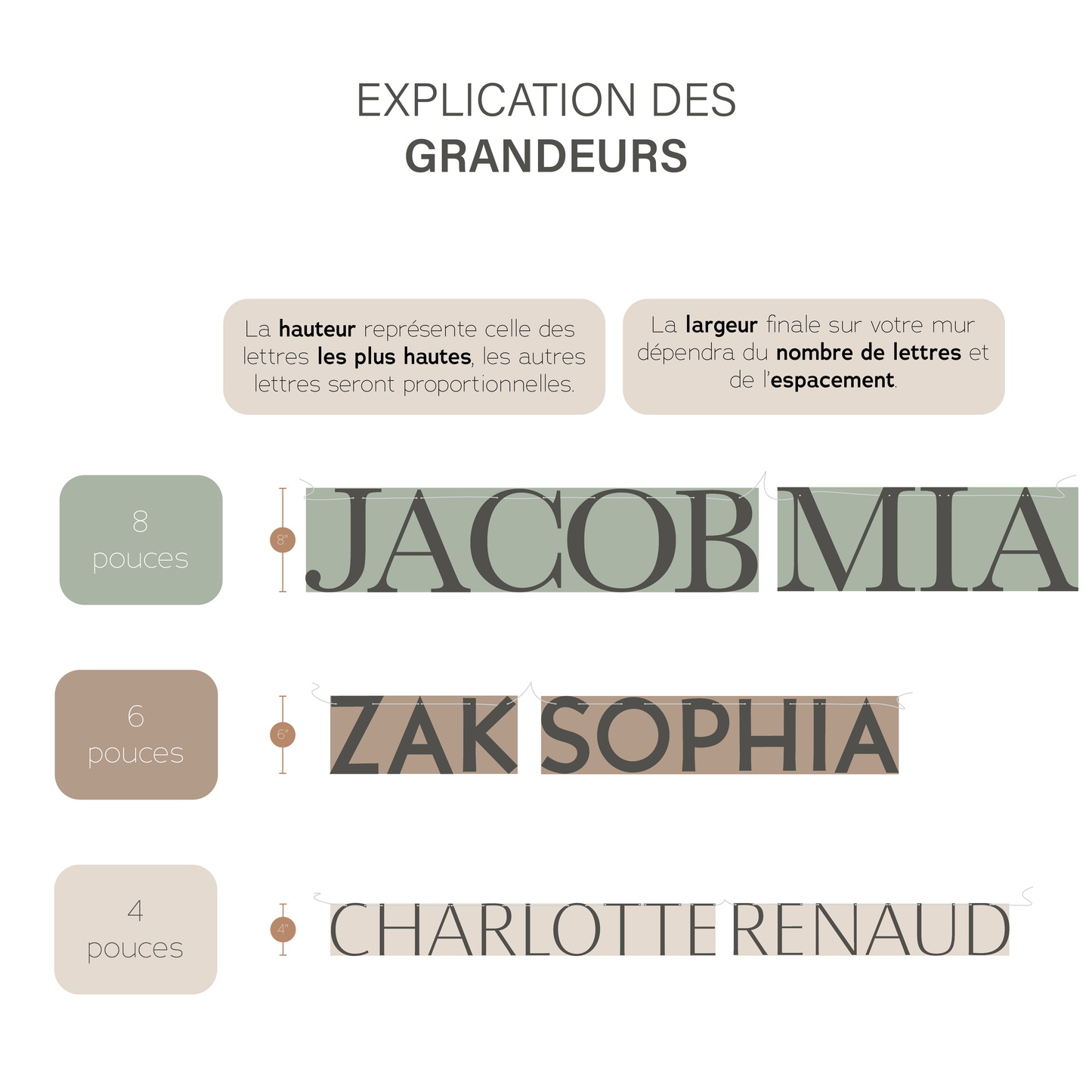 NOM EN BOIS PERSONNALISÉ - Banderole